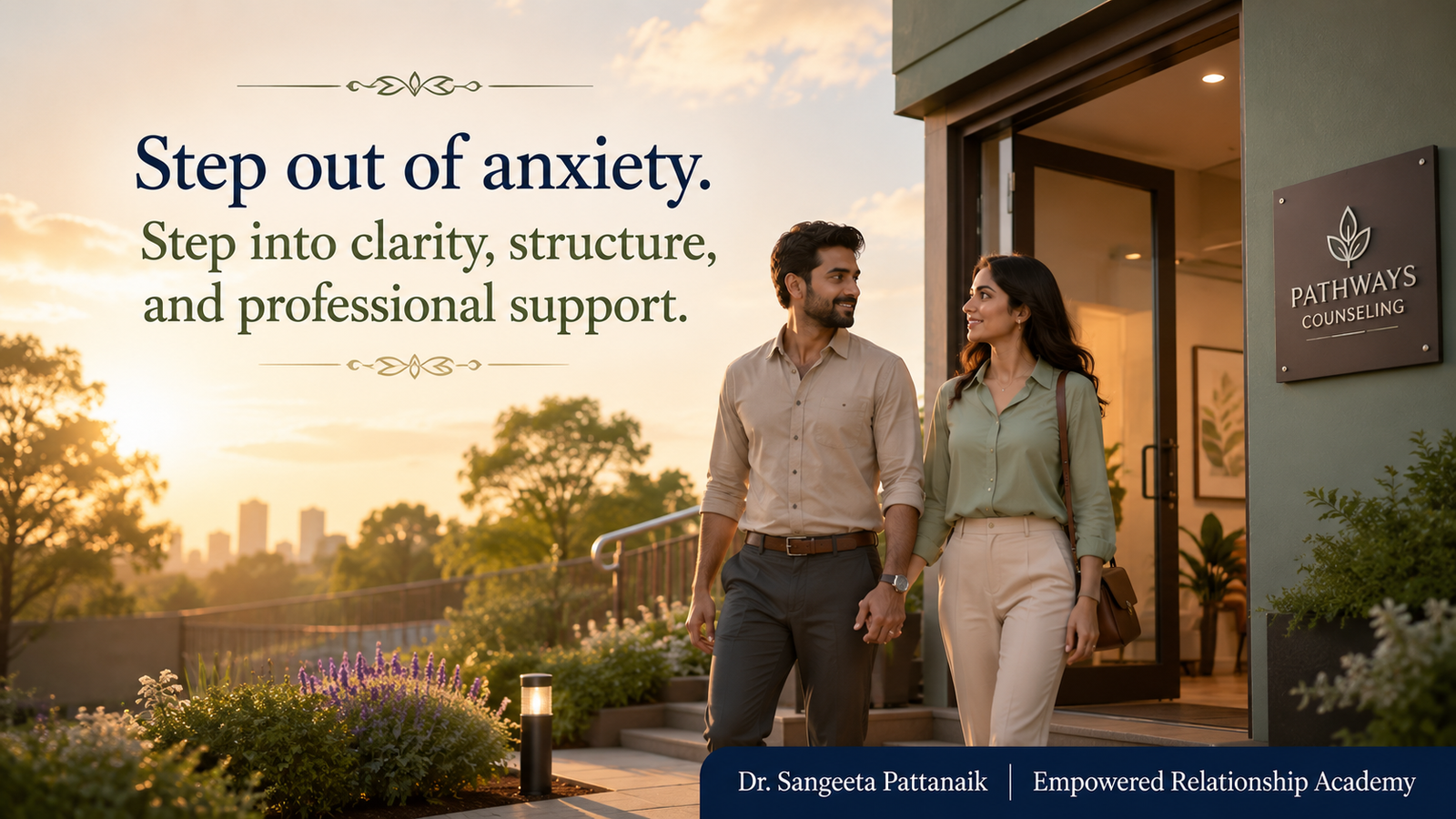 Feeling validated and respected after a professional couples counseling appointment