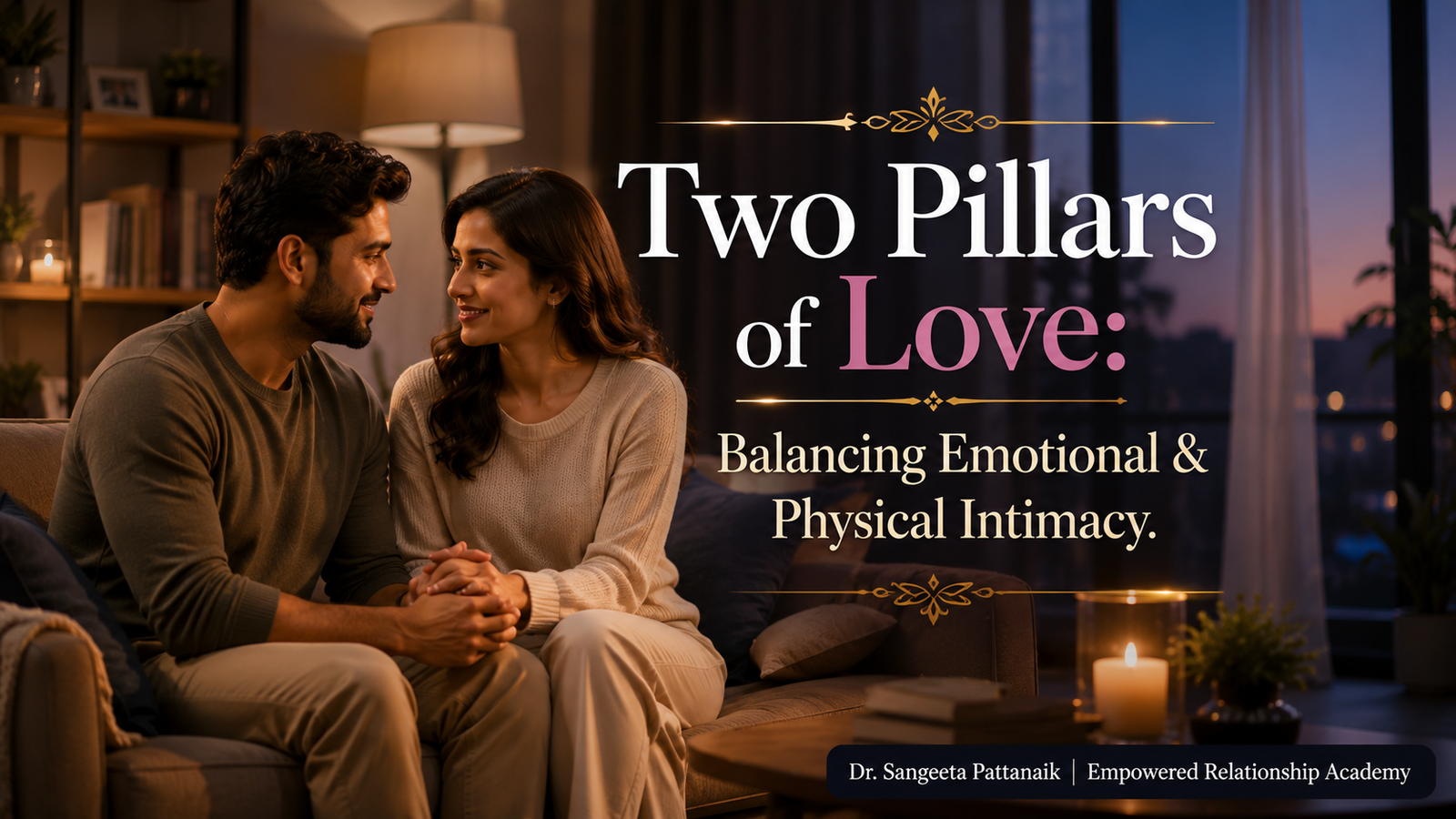 A couple experiencing a disconnect between emotional and physical intimacy
