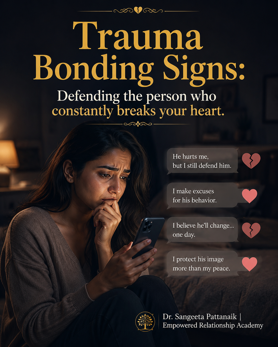 Recognizing the emotional manipulation and signs of trauma bonding
