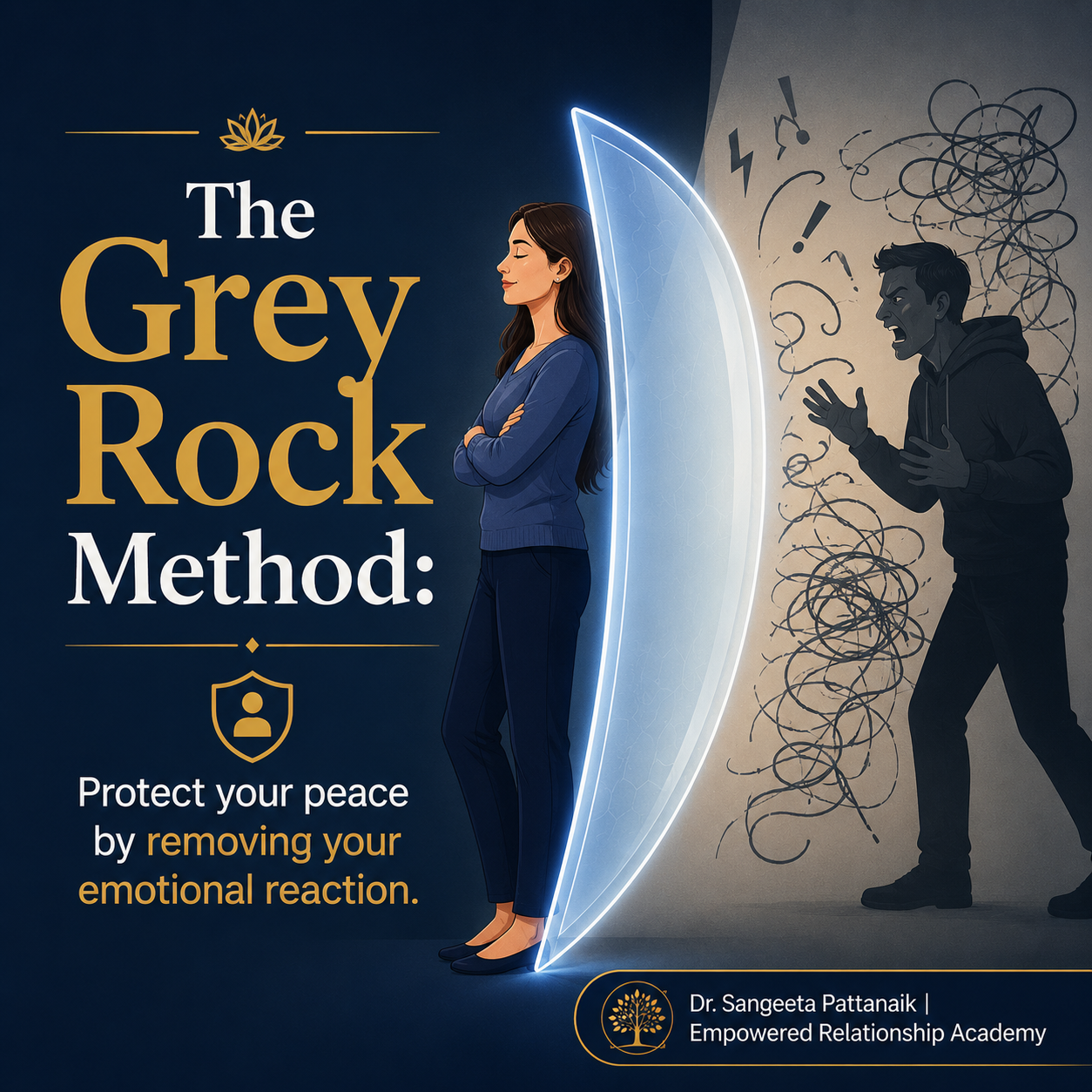 Practicing the Grey Rock method to break a toxic cycle