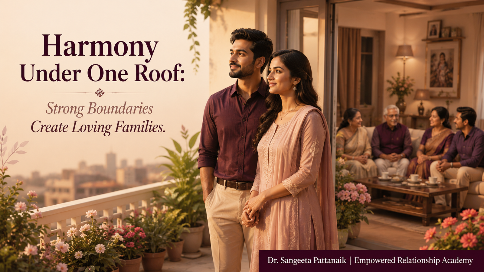 A multi-generational family living in harmony through healthy, respected boundaries